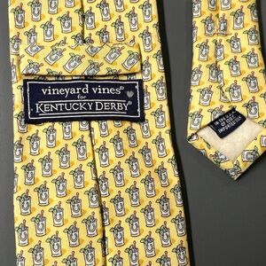 Vineyard Vines Yellow Mint Julep Tie